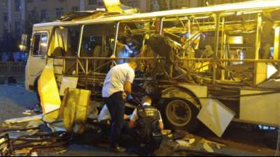 Zwei Frauen bei Explosion in einem Bus im Westen Russlands get&ouml;tet