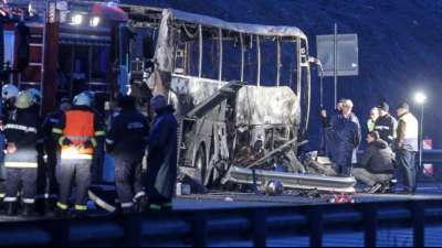 45 Menschen bei Busunfall in Bulgarien ums Leben gekommen 