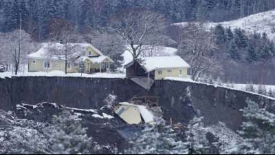 Zweites Todesopfer nach Erdrutsch in Norwegen geborgen