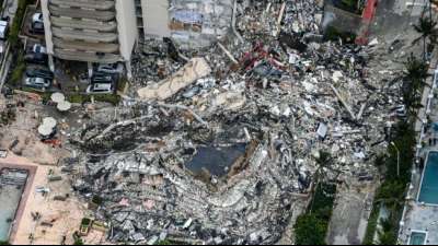 Suche nach Versch&uuml;tteten nach Teil-Einsturz von Hochhaus in Florida geht weiter