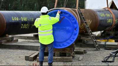 Russisches Schiff für Bau von Nord Stream 2 in dänischen Gewässern eingetroffen