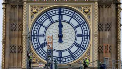 Big Ben soll in London wieder den Jahreswechsel einl&auml;uten