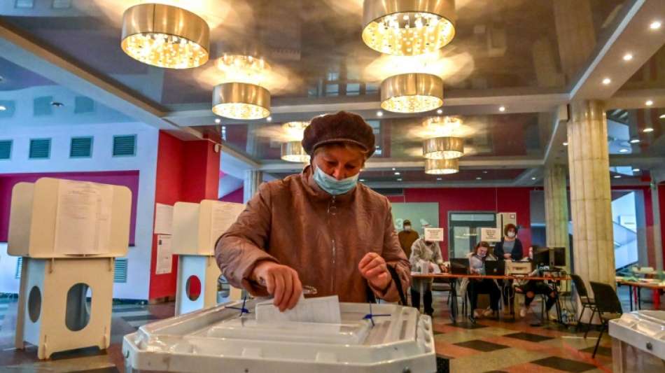 Erste Ergebnisse: Regierungspartei f&uuml;hrt bei Parlamentswahlen in Russland