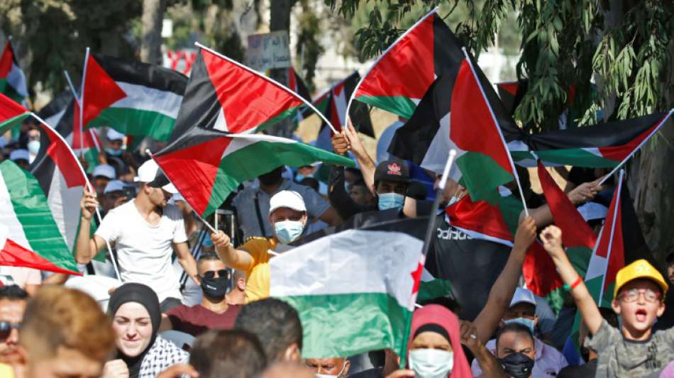 Palästinenser demonstrieren gegen Annäherung zwischen Israel und Emiraten