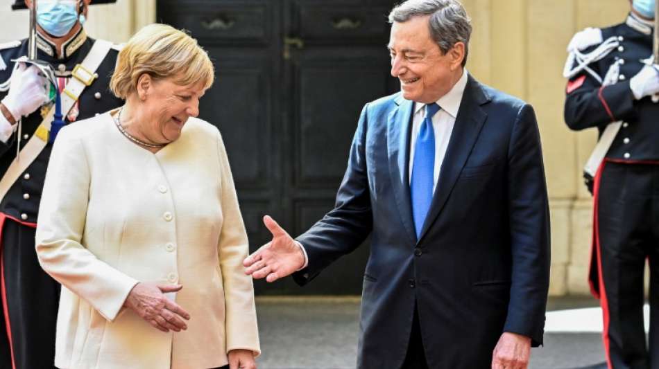 Merkel blickt auf gute Zusammenarbeit mit Italiens Regierungschef zur&uuml;ck