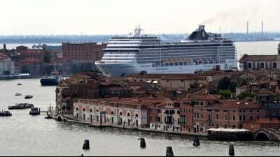 Venedig: Italien verbannt endlich die gro&szlig;en Kreuzfahrtschiffe
