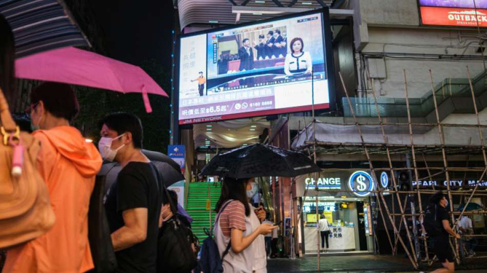 Proteste gegen geplantes Sicherheitsgesetz in Hongkong