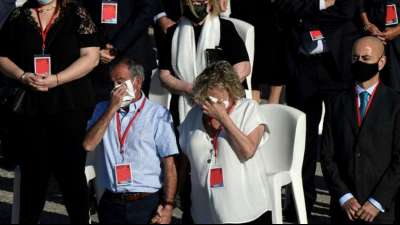 Bewegende Trauerfeier f&uuml;r Corona-Opfer in Spanien