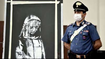 Polizei nimmt sechs Verdächtige wegen Diebstahls von Banksy-Gemälde fest