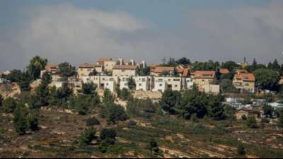 Israel bewilligt Bau von mehr als 2000 Wohnungen im besetzten Westjordanland