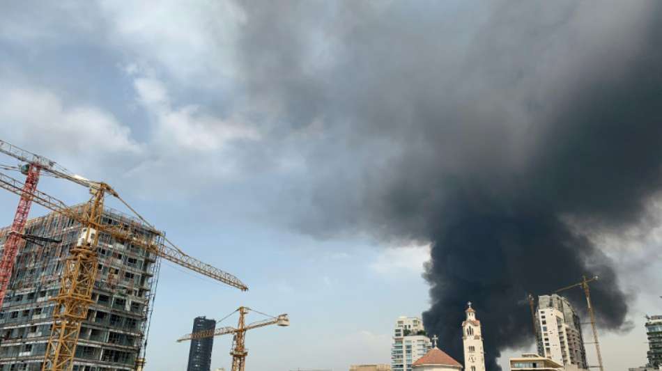 Großbrand am Hafen von Beirut wenige Wochen nach Explosionskatastrophe