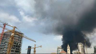 Großbrand am Hafen von Beirut wenige Wochen nach Explosionskatastrophe