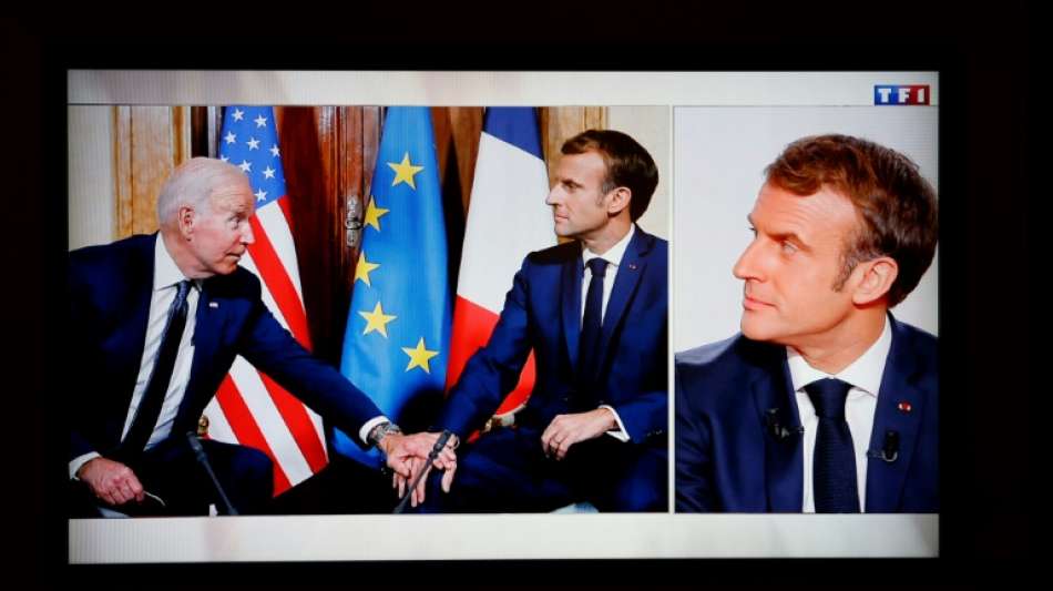 Biden und Macron: Zusammenarbeit im Ukraine-Konflikt 