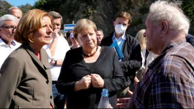 Merkel: "Werden Flut nicht vergessen"