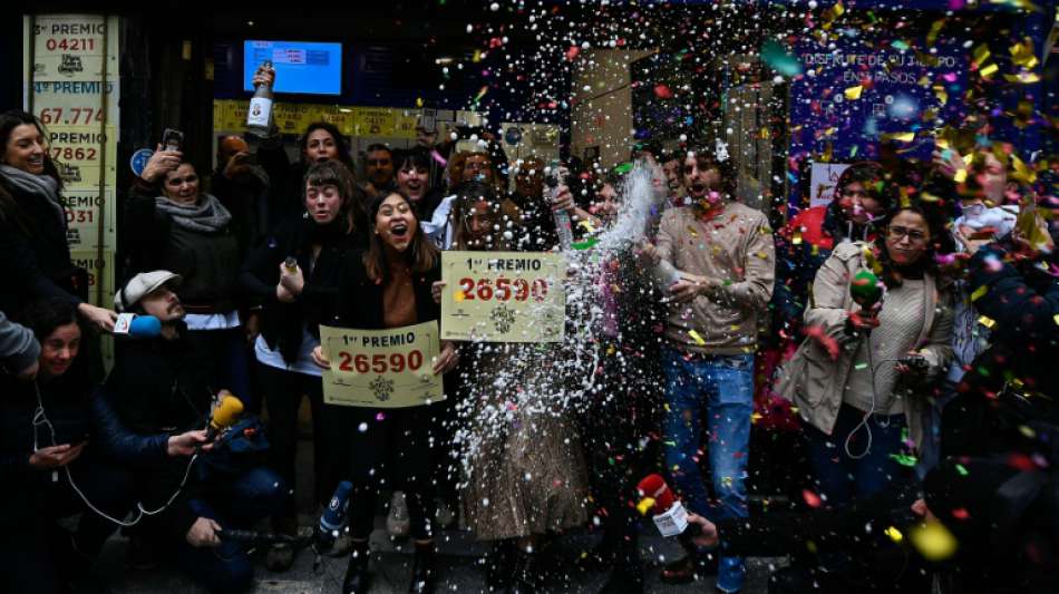 Millionensummen bei Spaniens traditioneller Weihnachtslotterie verlost