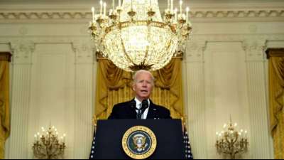 Biden verteidigt Truppenabzug nach Macht&uuml;bernahme der Taliban