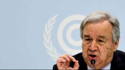 UN-Generalsekretär "zutiefst besorgt" über Situation in Belarus