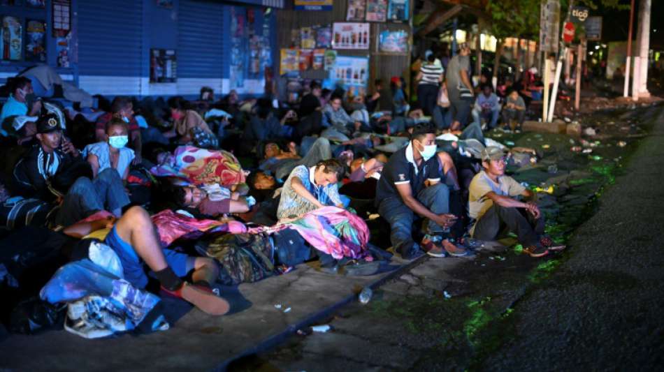 Über 2000 Migranten aus Honduras müssen Marsch Richtung USA abbrechen