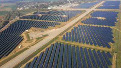 Zweitgrößter Solarpark Frankreichs geht Samstag ans Netz