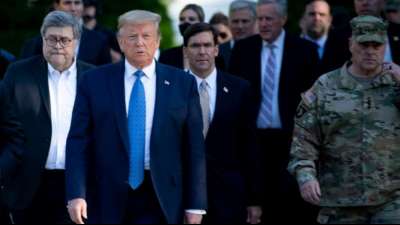 Klage gegen Trump wegen Vorgehen gegen Anti-Rassismus-Proteste gr&ouml;&szlig;tenteils abgewiesen