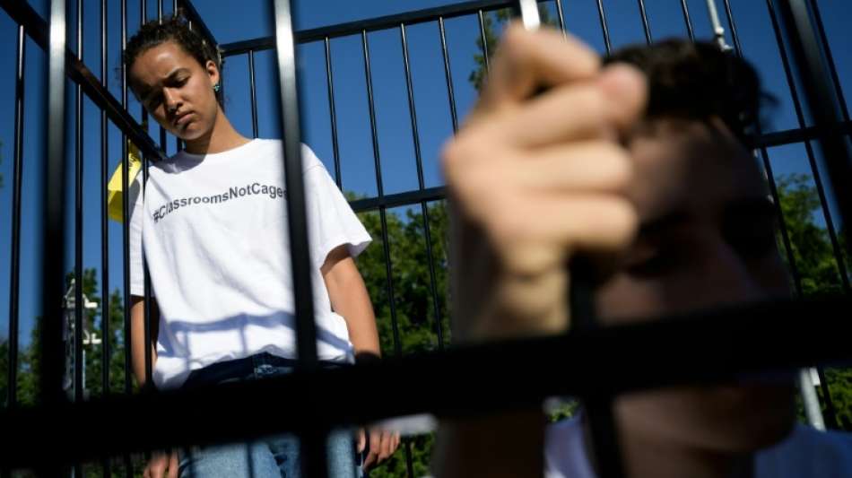 Aktivisten demonstrieren vor UN-Sitz gegen US-Migrationspolitik