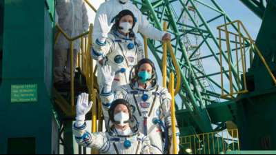 Russische Sojus-Kapsel reist in Rekordzeit zur internationalen Raumstation