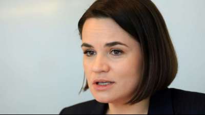 Tichanowskaja zu Gast bei Gr&uuml;nen-Parteitag in Berlin
