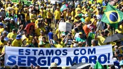 Tausende Brasilianer bekunden Unterstützung für umstrittenen Justizminister Moro