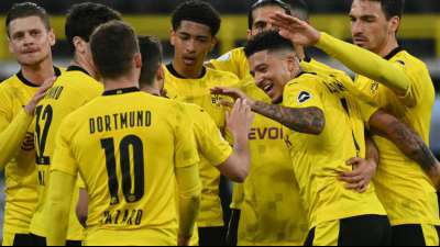 Fu&szlig;ball: BVB &uuml;berrollt Holstein Kiel - Finale nun gegen Leipzig