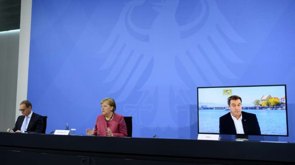 Merkel und Ministerpr&auml;sidenten beginnen Beratungen &uuml;ber Umgang mit Corona-Lage