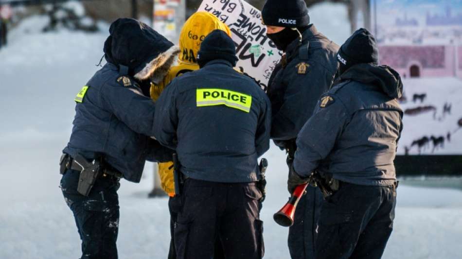 Massiver Polizeieinsatz gegen Corona-Proteste in Kanadas Hauptstadt