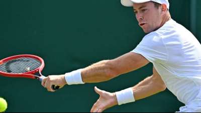 Wimbledon-Tennis: Dominik Koepfer scheitert an Bautista Agut