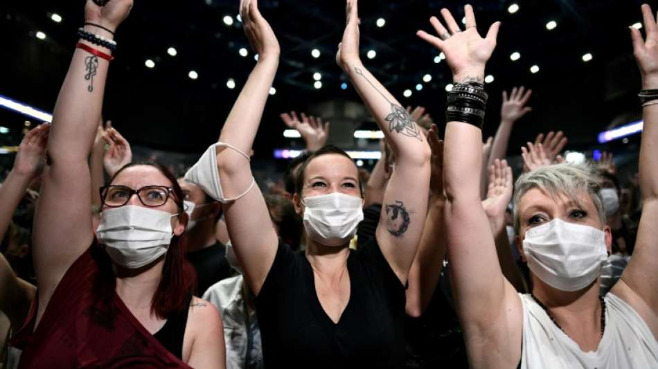 Kein erh&ouml;htes Risiko bei Corona-Testkonzert in Paris