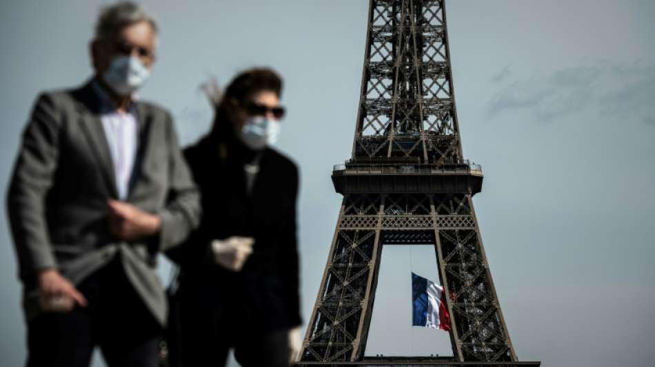 Maskenpflicht im Freien an stark besuchten Orten von Paris