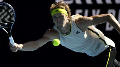 Zverev erreicht Achtelfinale in Melbourne