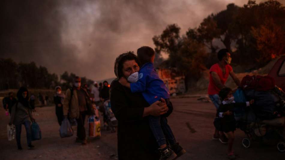 Neues Feuer in griechischem Flüchtlingslager Moria ausgebrochen