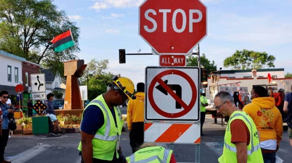 "George-Floyd-Platz" in Minneapolis wird wieder für den Verkehr freigegeben