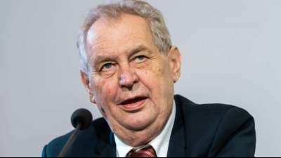 Tschechiens Pr&auml;sident wegen gesundheitlicher Probleme nicht amtsf&auml;hig