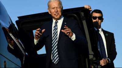 Biden in Gro&szlig;britannien eingetroffen