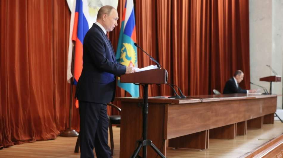 Putin: Westen sorgt mit Man&ouml;ver f&uuml;r "Eskalation" im Ukraine-Konflikt