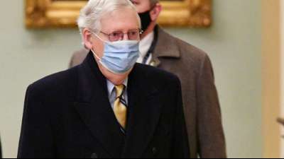 Medien: Spitzenrepublikaner McConnell will f&uuml;r Trump-Freispruch stimmen