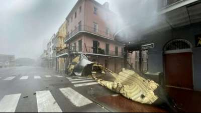 Hurrikan "Ida" legt Stromversorgung in ganz New Orleans lahm