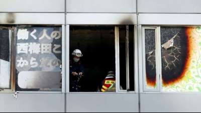 Feuerwehr: 27 Tote bei Geb&auml;udebrand in Japan bef&uuml;rchtet