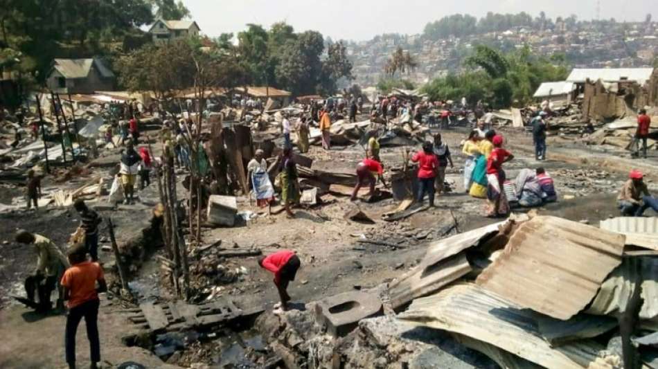 Brand zerstört mehr als 150 Häuser in Bukavu im Osten Kongos