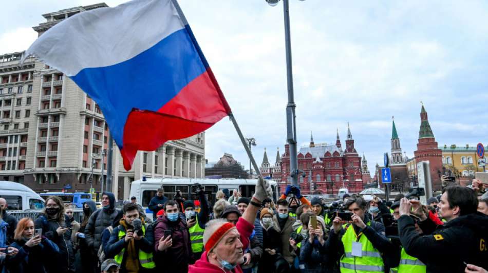 Mehr als 1700 Festnahmen bei Protesten von Nawalny-Anh&auml;ngern