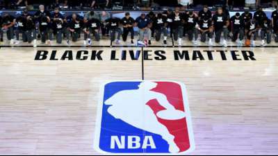 Protest gegen Rassismus zu Saison-Neustart der US-Basketball-Liga NBA