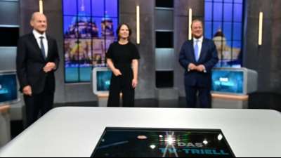 Keine Bewegung in Koalitionsfrage beim letzten TV-Triell vor der Bundestagswahl