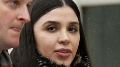 Ehefrau von "El Chapo" in USA wegen Drogenhandels zu drei Jahren Haft verurteilt