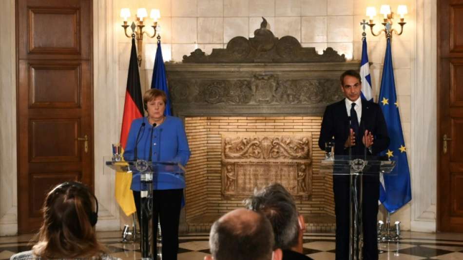 Merkel erinnert bei Athen-Besuch an "Zumutungen" für Griechen in Eurokrise