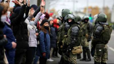 Belarussische Behörden melden 300 Festnahmen bei Protesten am Wochenende